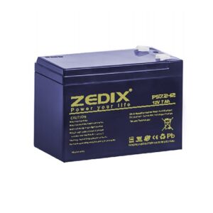 باتری دزدگیر ZEDIX با ظرفیت 7 آمپر