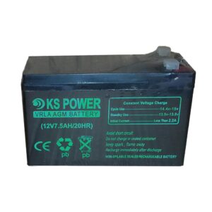 باتری دزدگیر 7 آمپر مدل KS POWER12V-7/2AH